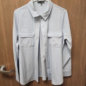 Ro & De Light Blue Blouse